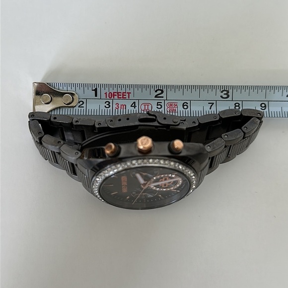 Harley-Davidson Women's Gunmetal and Rose Gold Bulova Watch - Picture 5 of 7